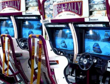 Image of Twin Sega Rally Arcade Machines