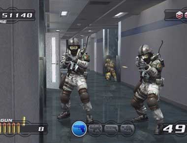 Screenshot from Time Crisis Computer game