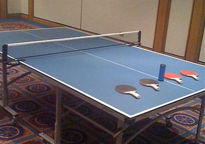 Table Tennis Table set to play