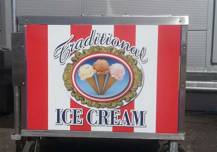 Traditional Ice Cream Cart