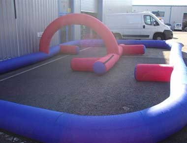 Inflatable Track to hire for events